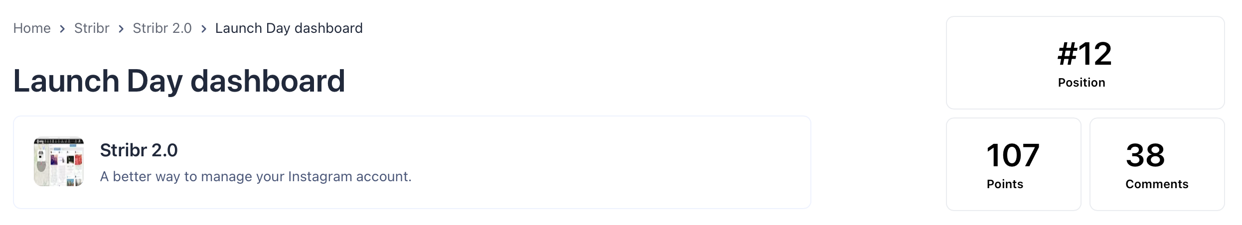 Product Hunt launch 2015 - #12